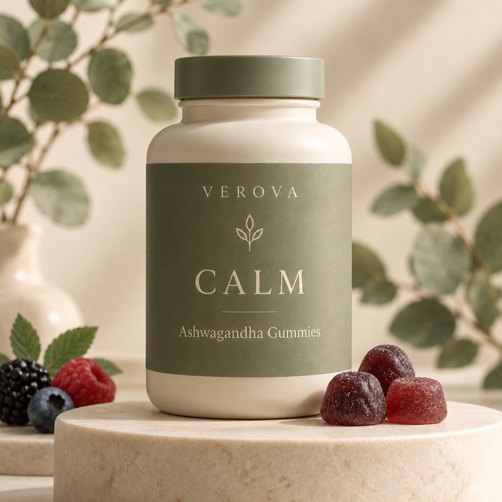 Verova Calm ashwagandha gummies bottle